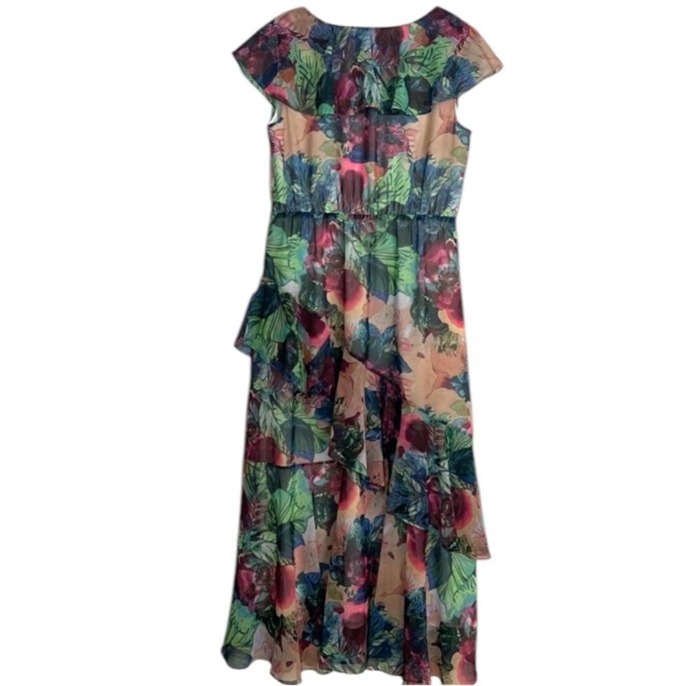 Soft Surroundings Ambrosia Tiered Floral Maxi Dress L NWOT - Picture 3 of 6